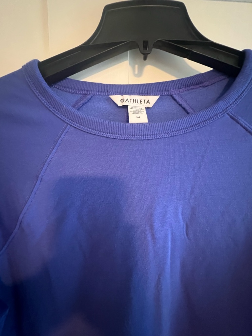 Athleta Coaster Sweatshirt Long Sleeve Crewneck Top in Purple - Picture 2 of 4